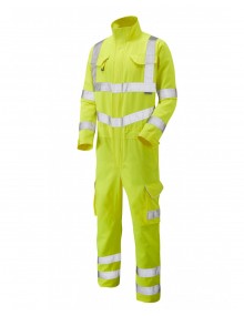 Leo Molland Poly/Cotton coverall High Visibility